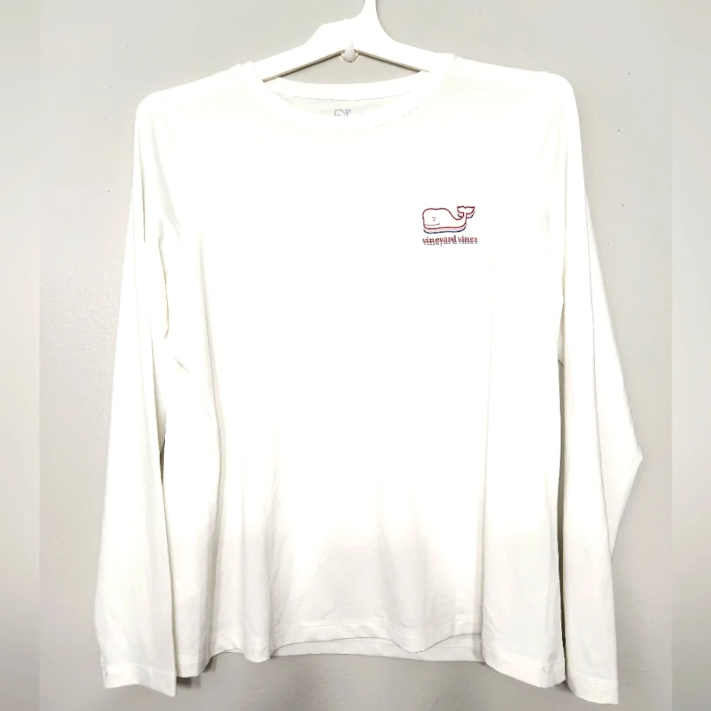 NWT Vineyard Vines Long-Sleeve Whale Swim Shirt